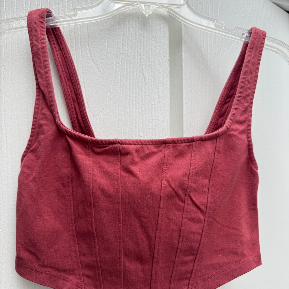 Urban Outfitters Faded Brick Red Tank Top